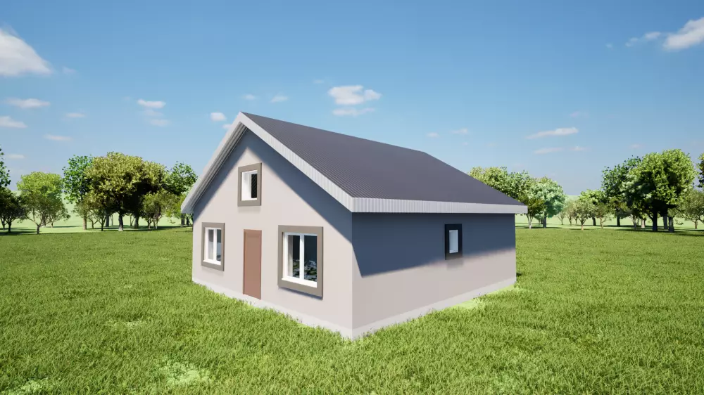 Дом 82 кв.м одноэтажный