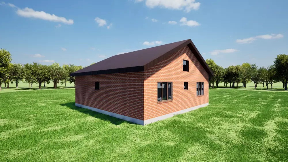 Дом 96 кв.м одноэтажный