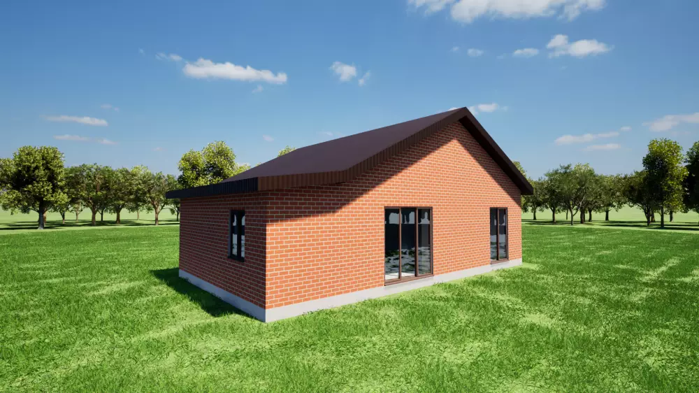 Дом 96 кв.м одноэтажный