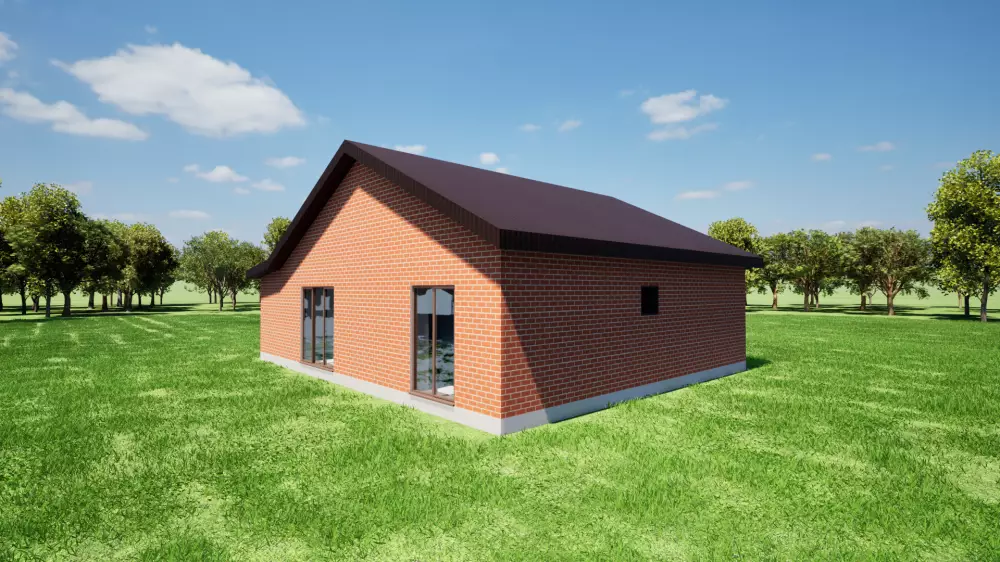 Дом 96 кв.м одноэтажный