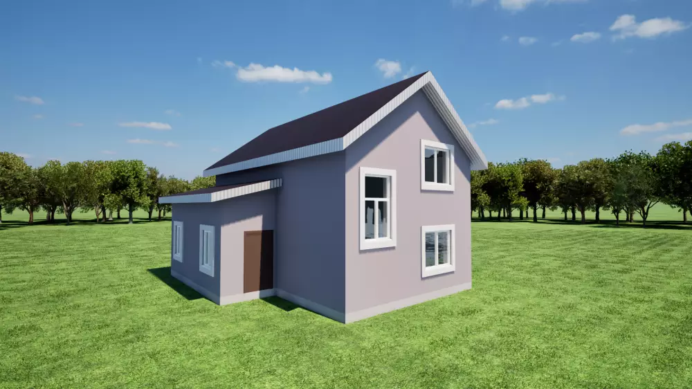 Дом 125 кв.м двухэтажный