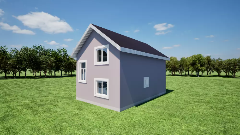 Дом 125 кв.м двухэтажный