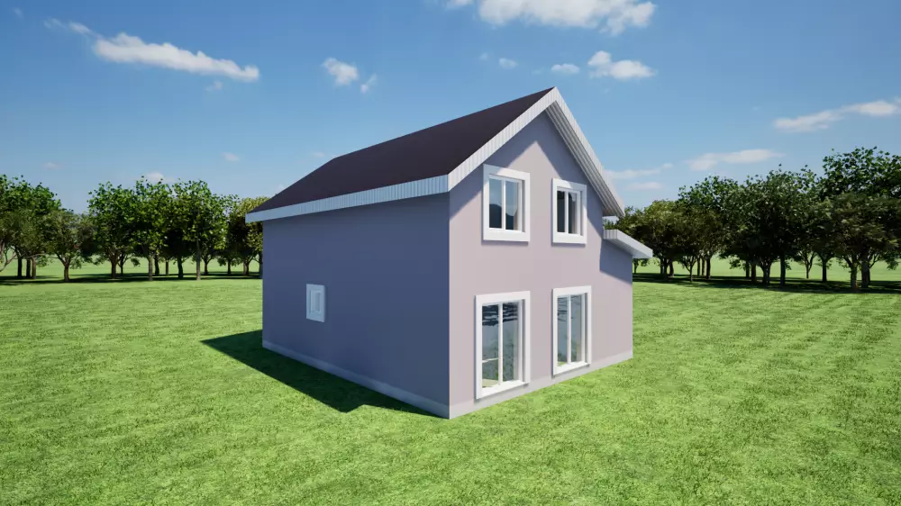 Дом 125 кв.м двухэтажный